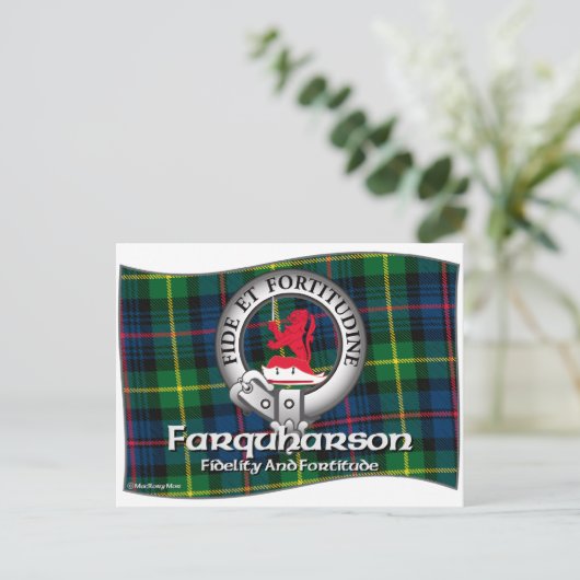 Carte Postale Farquharson Clan (Debout devant)