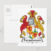 Carte Postale Farquharson Family Crest (Devant / Derrière)