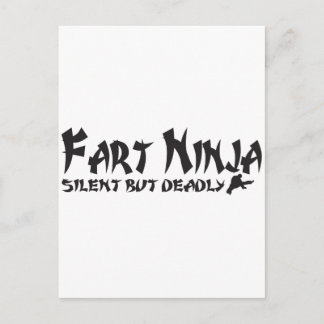 CARTE POSTALE FART NINJA