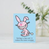Carte Postale Farting est amusant (Debout devant)