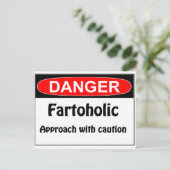 Carte Postale Fartoholic Danger (Debout devant)
