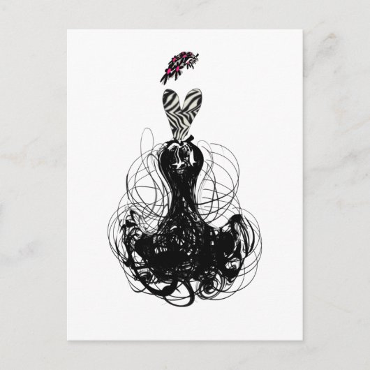 Carte Postale Fashion Diva (Devant)