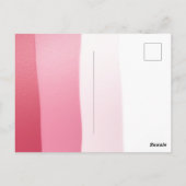 Carte Postale Fashion girl avec les cupcakes (Dos)