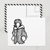 Carte Postale fashionista (Devant / Derrière)