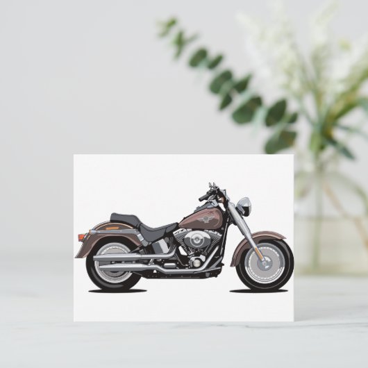 Carte Postale Fat Boy (Debout devant)