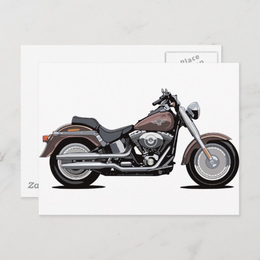 Carte Postale Fat Boy (Devant / Derrière)