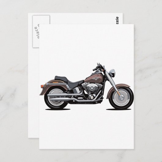 Carte Postale Fat Boy (Devant / Derrière)