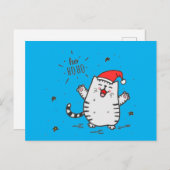 Carte Postale Fat Père Noël (Devant / Derrière)