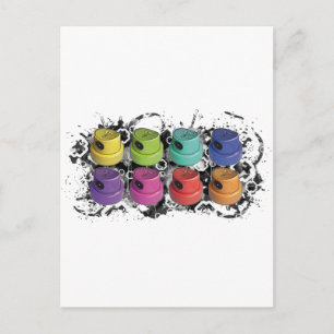 Carte Postale Fatcapschwarz