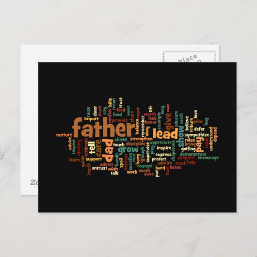 Carte Postale Father Word (Devant / Derrière)