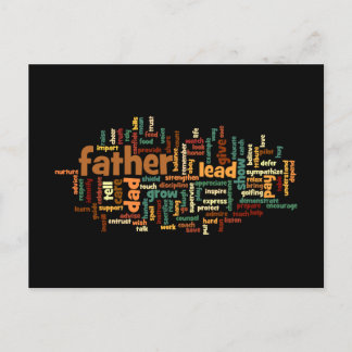 Carte Postale Father Word