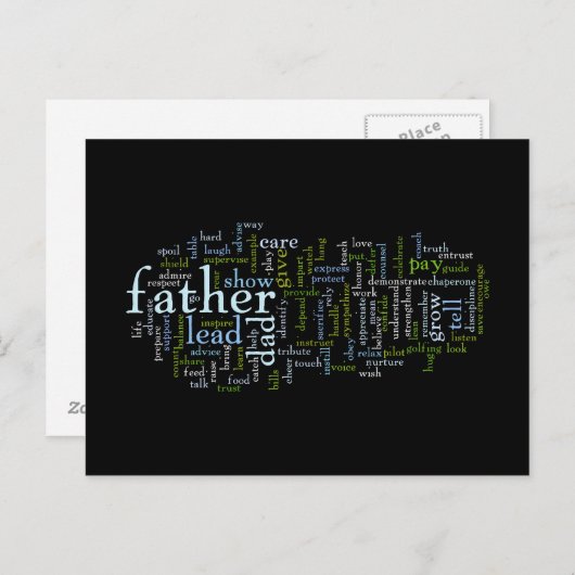 Carte Postale Father Word (Devant / Derrière)