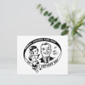 Carte Postale Father's Day Vintage Postcard (Debout devant)
