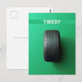 Carte Postale Fatigué (Devant / Derrière)