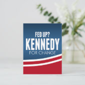 Carte Postale Fatigué - Robert F Kennedy pour le changement 2024 (Debout devant)