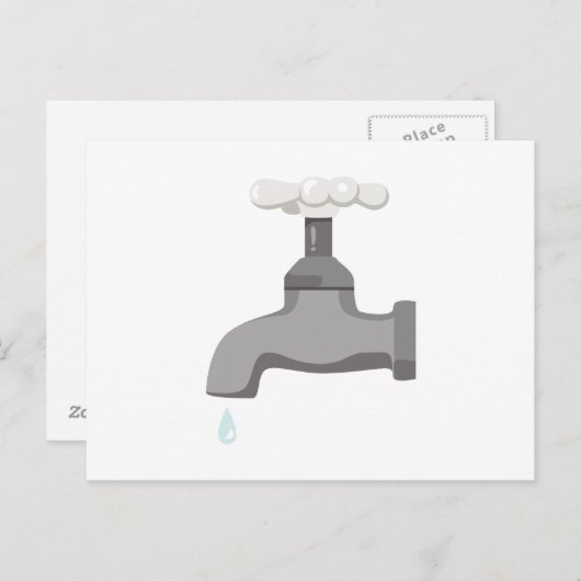 Carte Postale Faucet (Devant / Derrière)