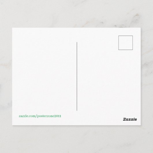 Carte postale Faune (Dos)