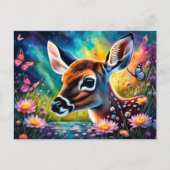 Carte Postale Faune dans Meadow Pond (Devant)