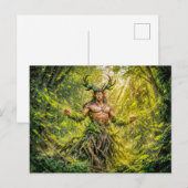 Carte Postale Faune de Fantasy Dynamique dans une Atmosphère de (Devant / Derrière)
