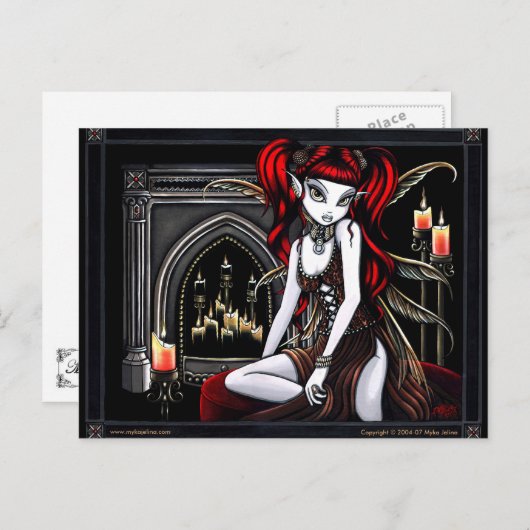 Carte Postale Faune de feu rouge "Terra Two" (Devant / Derrière)