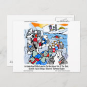 Carte Postale Faune Et Politique En Alaska Dons Amusants Et Tee  (Devant / Derrière)