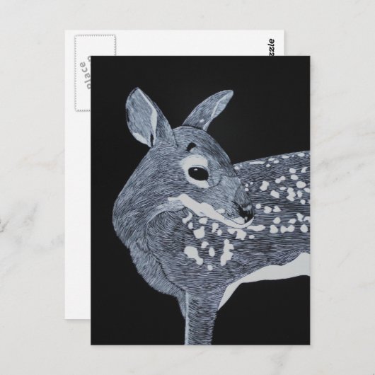 Carte Postale Faune localisée (Devant / Derrière)