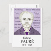 Carte Postale Fauré (Devant / Derrière)