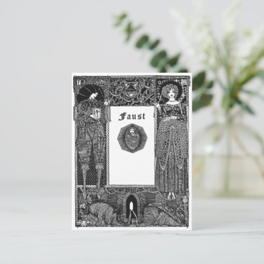 Carte Postale Faust 001 (Debout devant)