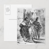 Carte Postale Faust rencontre Marguerite (Devant / Derrière)