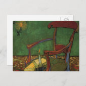 Carte Postale Fauteuil de Paul Gauguin par Vincent van Gogh (Devant / Derrière)