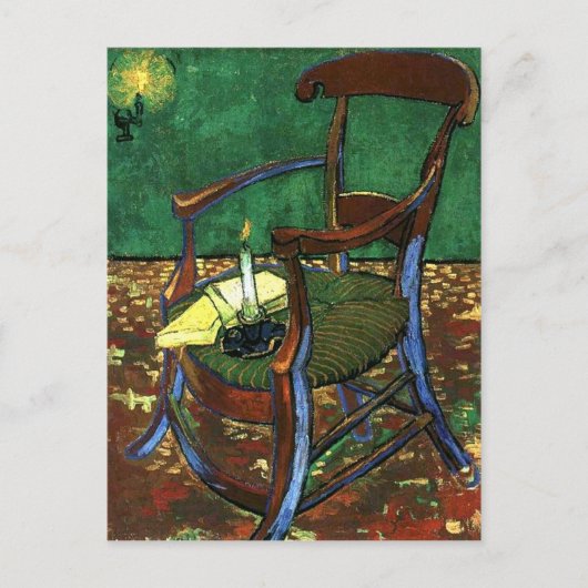 Carte Postale Fauteuil de Paul Guaguin par Vincent van Gogh (Devant)
