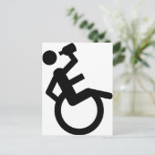 Carte Postale fauteuil roulant fauteuil roulant (Debout devant)