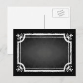 Carte postale Faux Chalkboard Vide Personnalisable (Devant / Derrière)