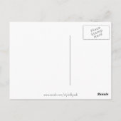 Carte postale Faux Chalkboard Vide Personnalisable (Dos)