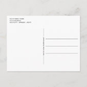 Carte Postale Faux Faux Fléchettes De Neige En Argent Sur Bleu F (Dos)