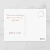Carte postale Faux Foil Rosegold (Dos)