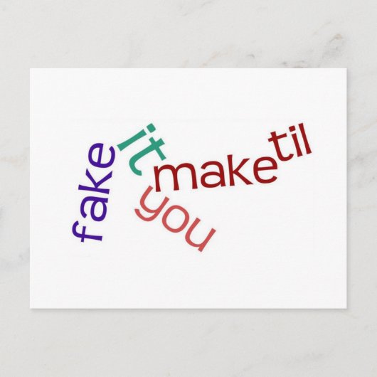 Carte postale Faux It (Devant)
