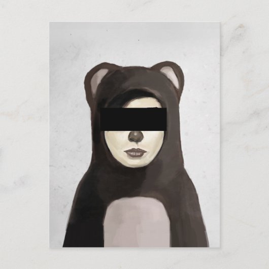Carte Postale faux ours (Devant)