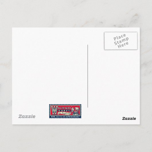 Carte Postale Faux tiercé ! (Dos)