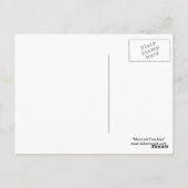 Carte postale : faux visage de sirène (Dos)