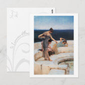 Carte Postale Favoris Argent par Lawrence Alma-Tadema (Devant / Derrière)