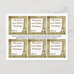 Carte Postale Favoriser les balises Vintage