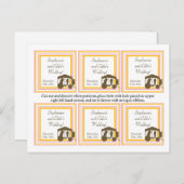 Carte Postale Favoriser les étiquettes Carnaval (Devant / Derrière)