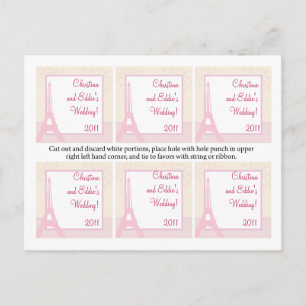 Carte Postale Favoriser les Tags Amoureux à Paris