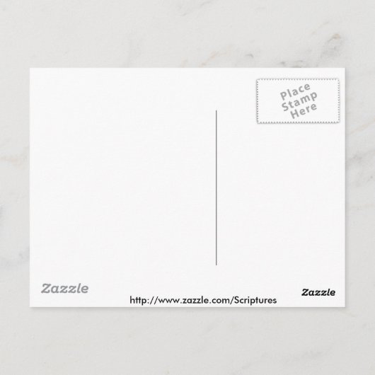 CARTE POSTALE FAVORITE BIBLE SCRIPTURE PSALM 37:4 (Dos)