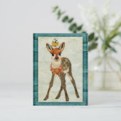 Carte postale Fawn & Little Bird (Debout devant)