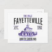 Carte Postale Fayetteville (Devant / Derrière)