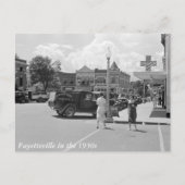 Carte Postale Fayetteville, Arkansas, années 1930 (Devant)