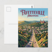 Carte Postale Fayetteville États-Unis (Devant / Derrière)