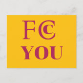 Carte postale FCC YOU (Devant)